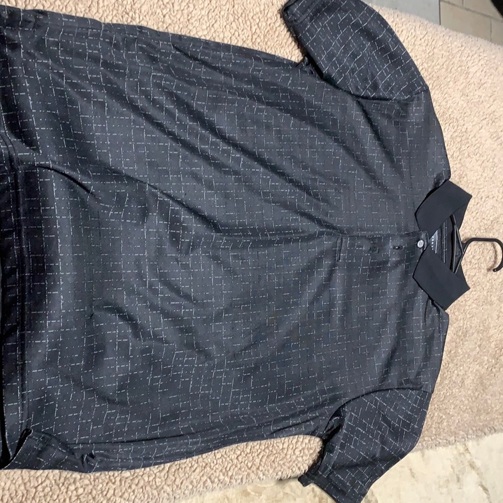 Black golf polo shirt